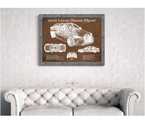 Cutler West 2016 Lexus IS (XE30) 200t F Sport (2017) Blueprint Auto Print