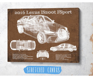 Cutler West 2016 Lexus IS (XE30) 200t F Sport (2017) Blueprint Auto Print