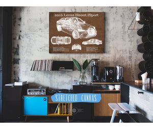 Cutler West 2016 Lexus IS (XE30) 200t F Sport (2017) Blueprint Auto Print