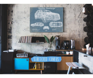 Cutler West 2017 Bentley Bentayga Vintage Car Print