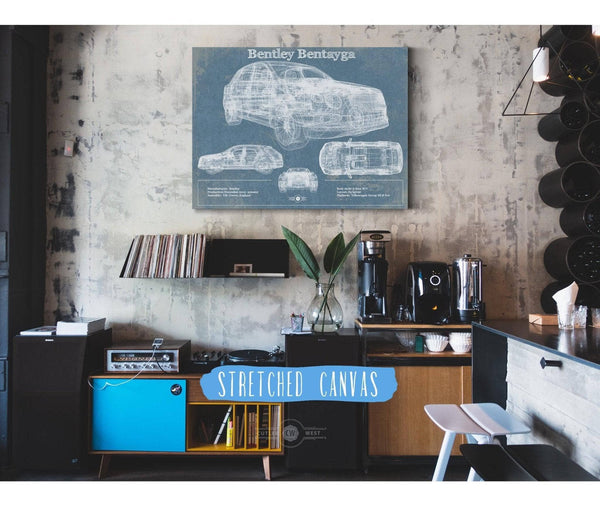 Cutler West 2017 Bentley Bentayga Vintage Car Print