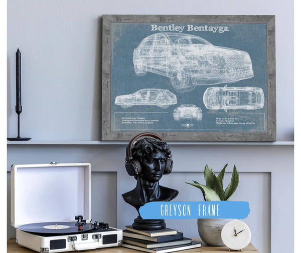 Cutler West 2017 Bentley Bentayga Vintage Car Print