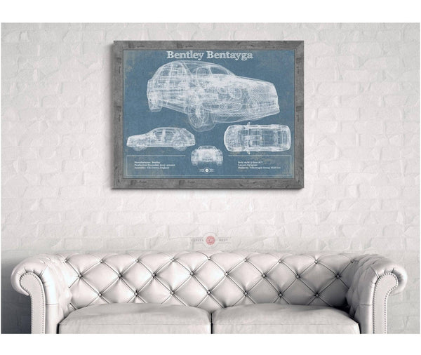 Cutler West 2017 Bentley Bentayga Vintage Car Print