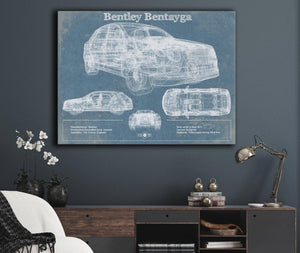 Cutler West 2017 Bentley Bentayga Vintage Car Print
