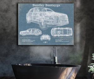 Cutler West 2017 Bentley Bentayga Vintage Car Print