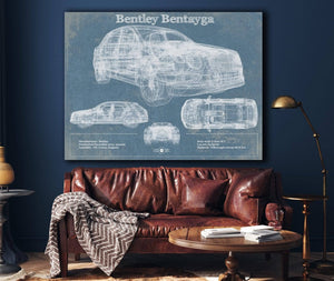 Cutler West 2017 Bentley Bentayga Vintage Car Print