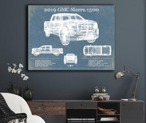 Cutler West 2019 GMC Sierra 1500 Vintage Blueprint Auto Print