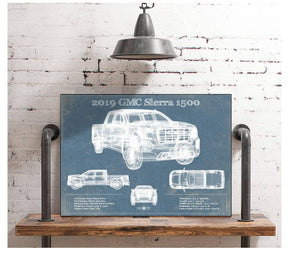 Cutler West 2019 GMC Sierra 1500 Vintage Blueprint Auto Print