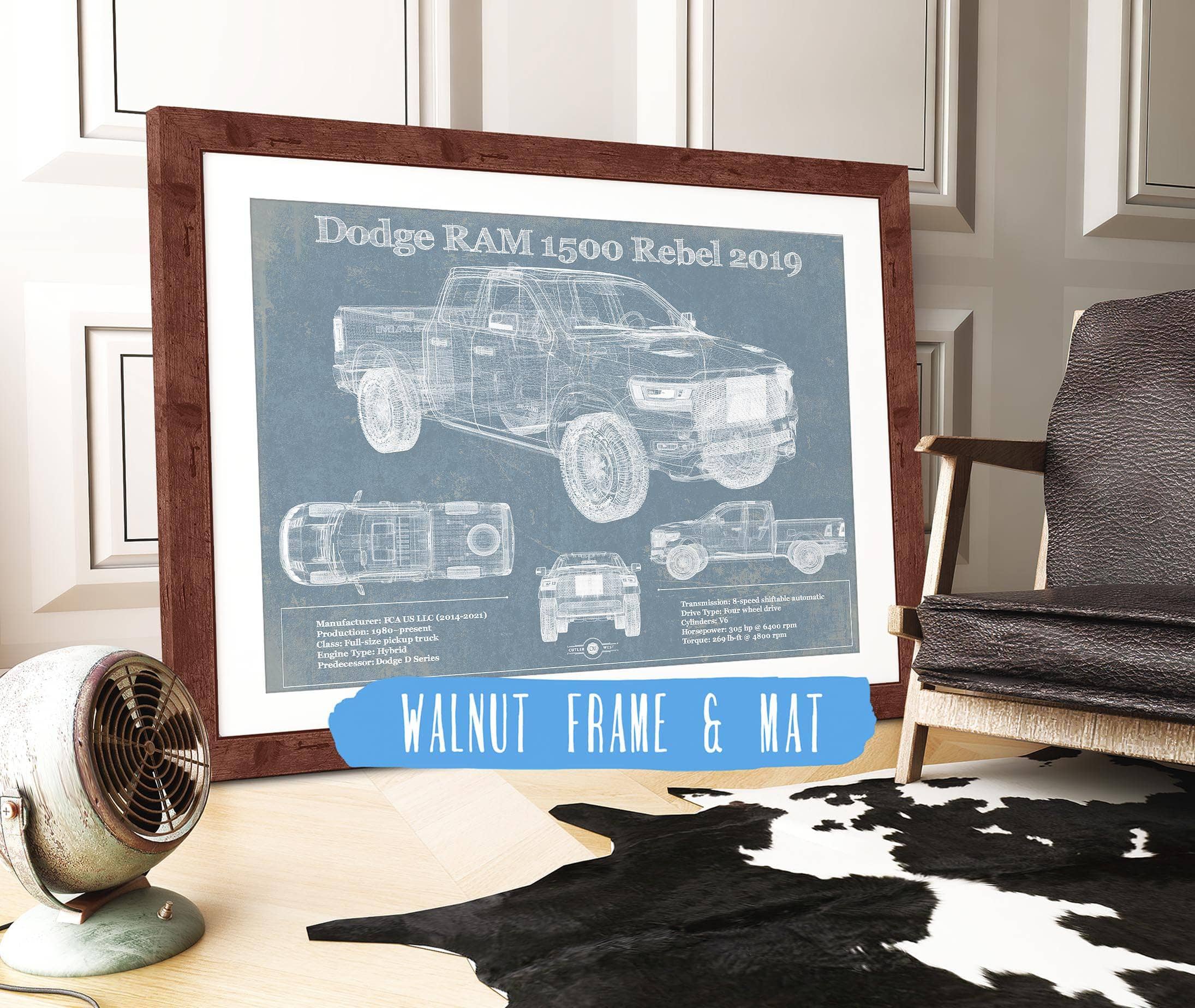 2019 Ram 1500 Rebel Vintage Art by Cutler West 2019 Ram 1500 Rebel Vintage Art by Cutler West