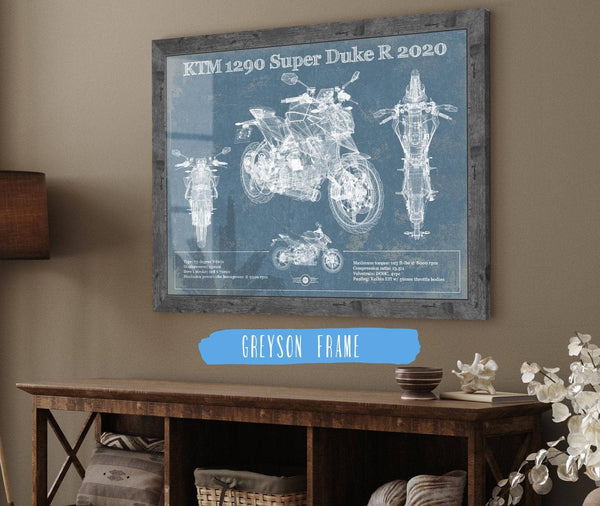 Cutler West 2020 KTM 1290 Super Duke R Motorcycle Patent Print