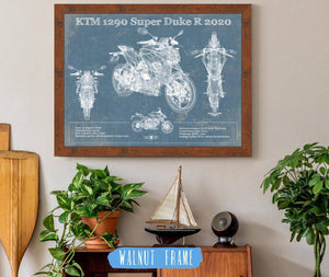 Cutler West 2020 KTM 1290 Super Duke R Motorcycle Patent Print