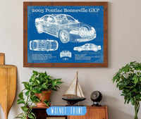 Cutler West 2000 - 2005 Pontiac Bonneville GXP Blueprint Vintage Auto Print