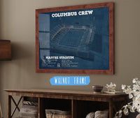 Cutler West Columbus Crew Soccer -MAPFRE Stadium Vintage Soccer Print
