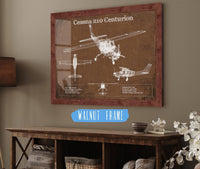 Fix Cessna 210 Centurion Original Blueprint Art