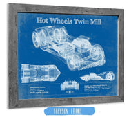 Cutler West Hot Wheels Twin Mill Blueprint Vintage Auto Print