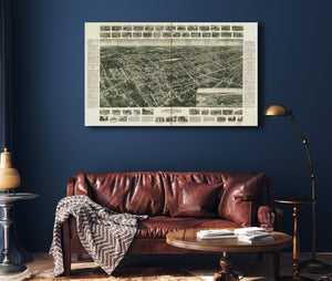 Cutler West Aero View Of Amityville Suffolk County Long Island Ny 1925  State Of New York