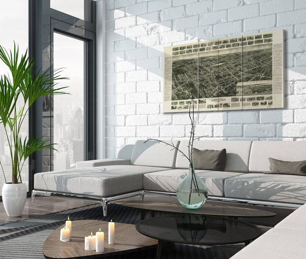 Cutler West Aero View Of Amityville Suffolk County Long Island Ny 1925  State Of New York