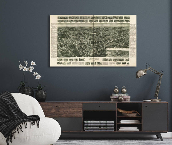 Cutler West Aero View Of Amityville Suffolk County Long Island Ny 1925  State Of New York