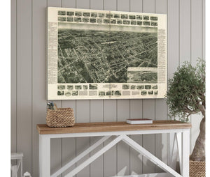 Cutler West Aero View Of Amityville Suffolk County Long Island Ny 1925  State Of New York