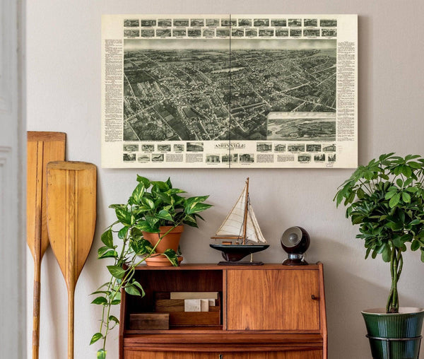 Cutler West Aero View Of Amityville Suffolk County Long Island Ny 1925  State Of New York