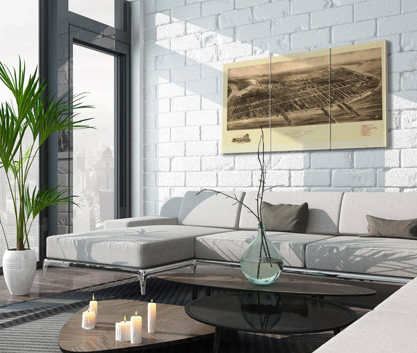 Cutler West Aero View Of Atlantic City New Jersey 1909  State Of New Jersey