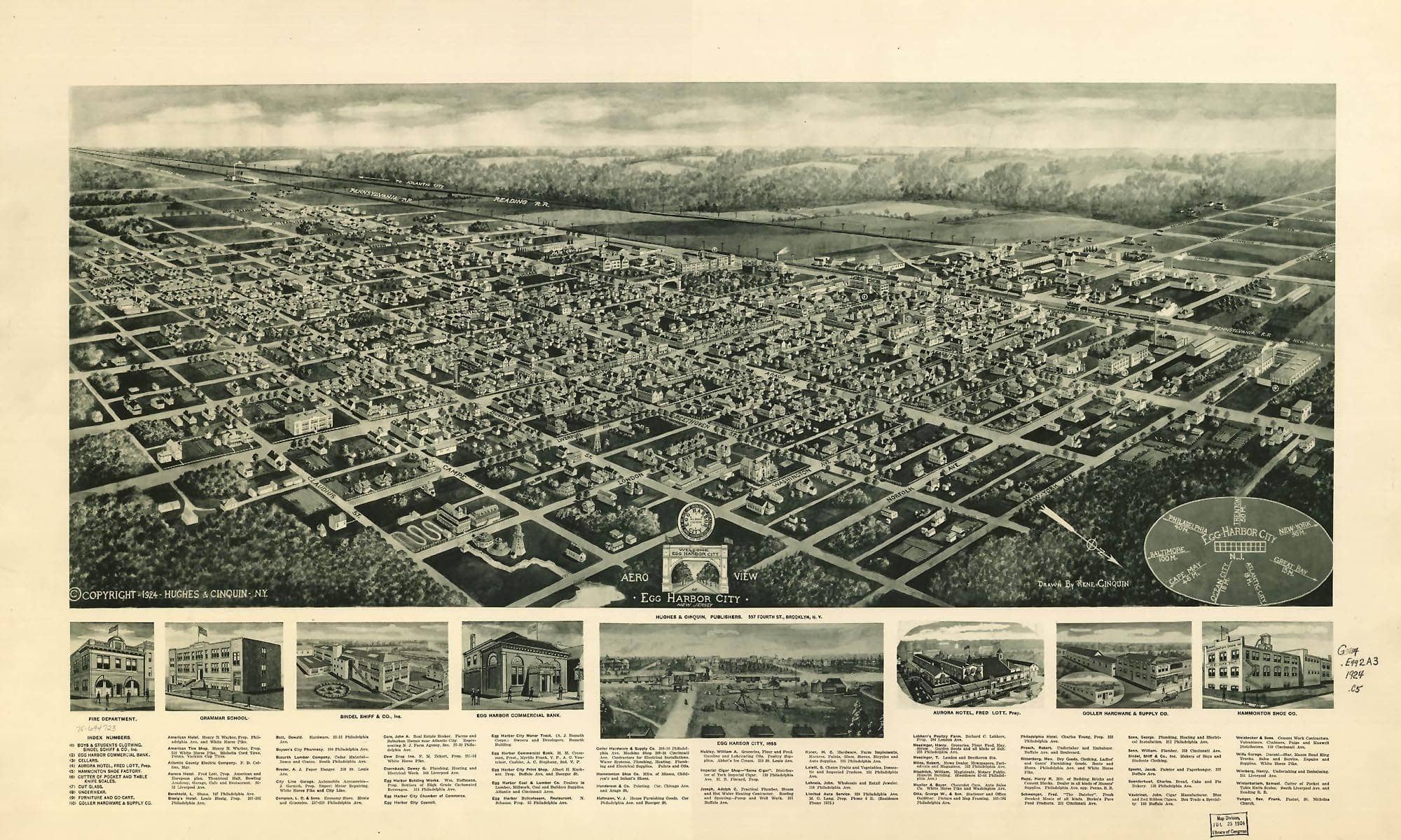 Cutler West Aero View Of Egg Harbor City New Jersey  State Of New Jersey