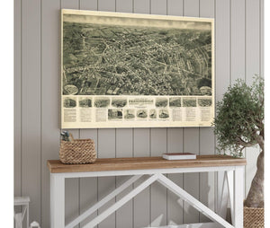 Cutler West Aero View Of Farmingdale Nassau County Long Island Ny 1925  State Of New York