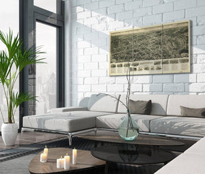 Cutler West Aero View Of Farmingdale Nassau County Long Island Ny 1925  State Of New York