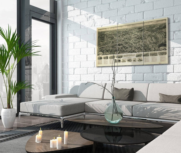 Cutler West Aero View Of Farmingdale Nassau County Long Island Ny 1925  State Of New York