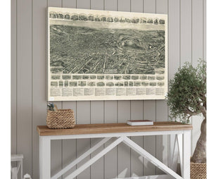 Cutler West Aero View Of Fitchburg Massachusetts 1915  State Of Massachusetts