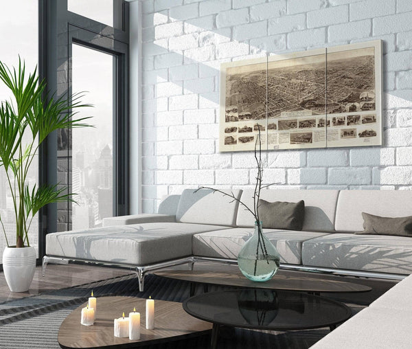 Cutler West Aero View Of Freeport Long Island Ny 1909  State Of New York