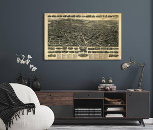 Cutler West Aero View Of Meriden Connecticut 1918  State Of Connecticut