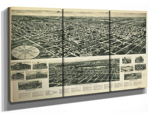 Cutler West Aero View Of Valley Stream Long Island 1924  State Of New York