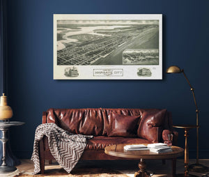 Cutler West Aeroview Of Margate City New Jersey 1925  State Of New Jersey