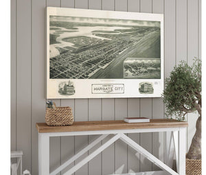 Cutler West Aeroview Of Margate City New Jersey 1925  State Of New Jersey