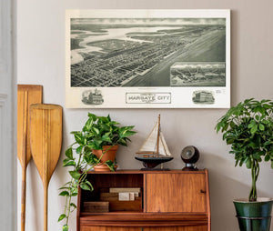 Cutler West Aeroview Of Margate City New Jersey 1925  State Of New Jersey