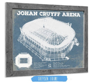 Cutler West Soccer Collection 14" x 11" / Greyson Frame AFC Ajax FC Johan Cruyff Arena Soccer Print 759040988_38646