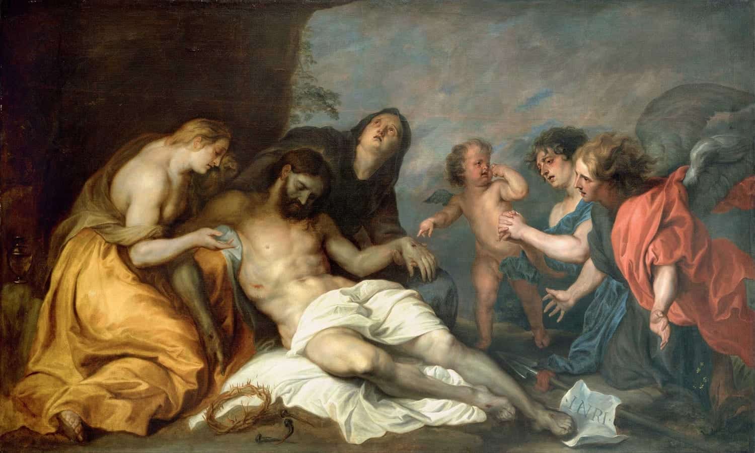 Cutler West Lamentation Over The Dead Christ by Anthony Van Dyck