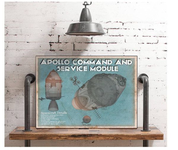 Cutler West Apollo command and service module NASA Aviation Space Print