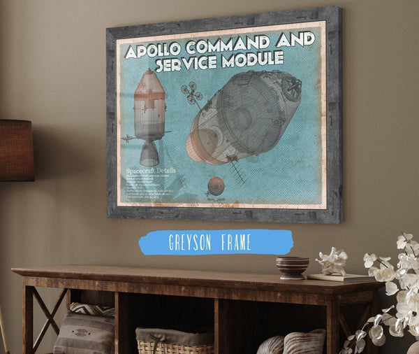 Cutler West Apollo command and service module NASA Aviation Space Print