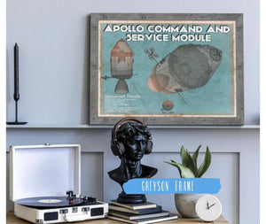 Cutler West Apollo command and service module NASA Aviation Space Print