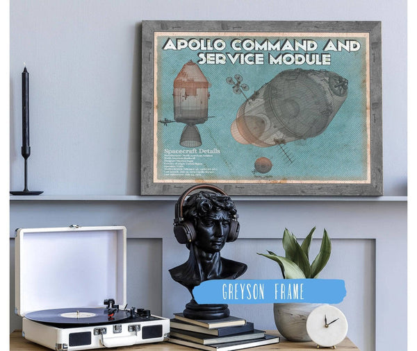 Cutler West Apollo command and service module NASA Aviation Space Print