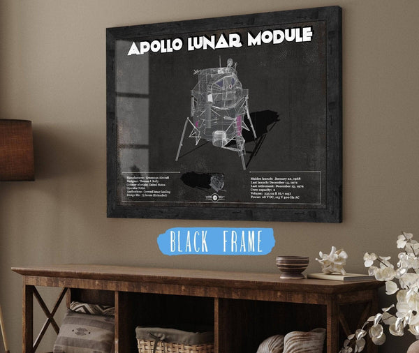 Cutler West Apollo Lunar Module (LEM) NASA Aviation Blueprint Print