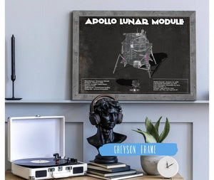 Cutler West Apollo Lunar Module (LEM) NASA Aviation Blueprint Print