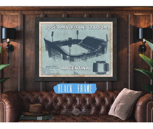 Cutler West Argentina Rugby - Vintage JosÃ© Amalfitani Stadium Print