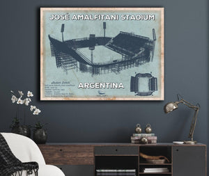 Cutler West Argentina Rugby - Vintage JosÃ© Amalfitani Stadium Print