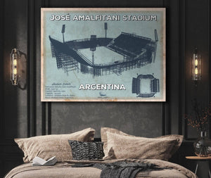 Cutler West Argentina Rugby - Vintage JosÃ© Amalfitani Stadium Print