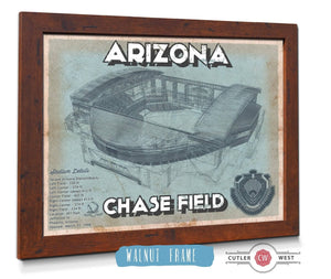 Cutler West Arizona Diamondbacks - Chase Field Vintage Baseball Fan Print