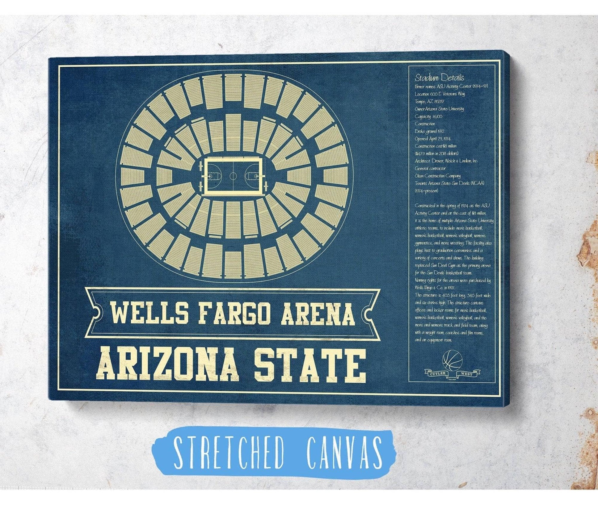 Cutler West Basketball Collection Arizona State University Wells Fargo Arena