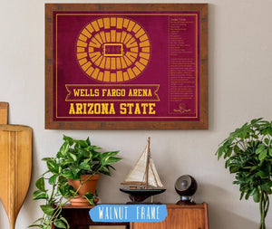 Cutler West Arizona State University Wells Fargo Arena Teamcolor Seating Chart